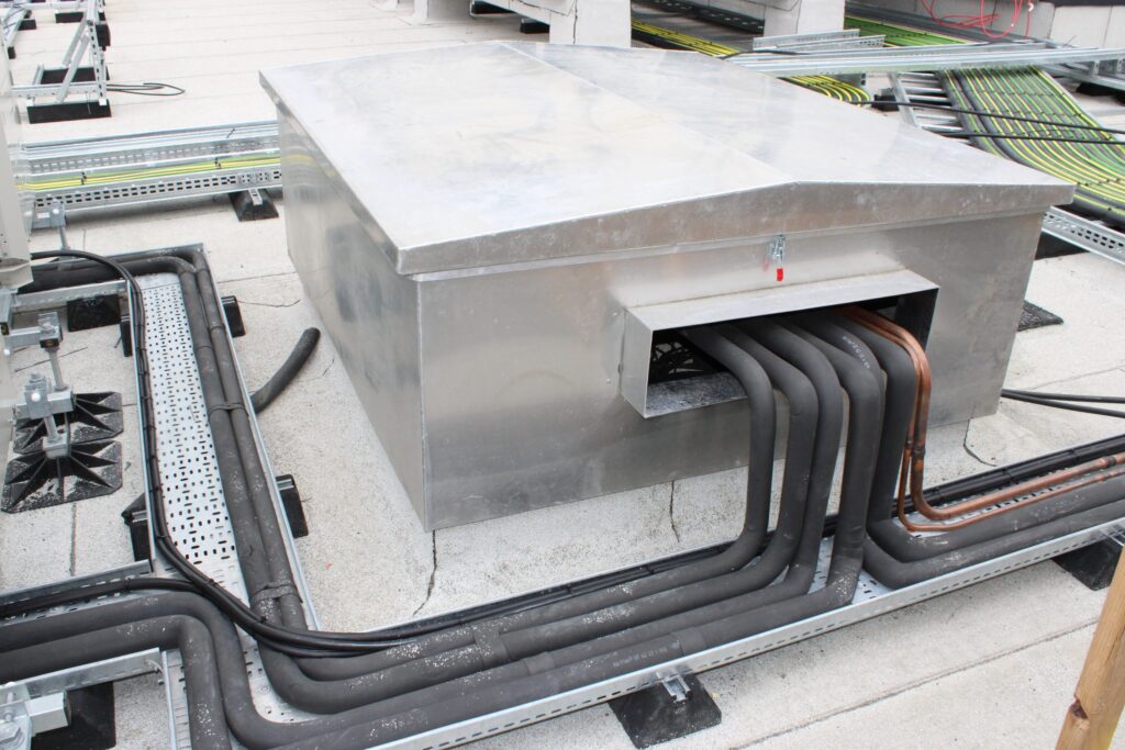 Premium roof box by Alutech Precision Engineering showcasing bespoke fabrication for commercial applications.