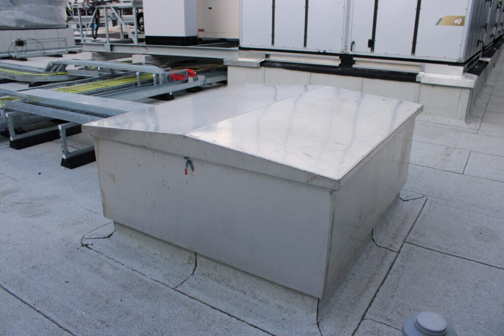 Premium roof box by Alutech Precision Engineering, offering customized solutions for industrial and commercial roofing.