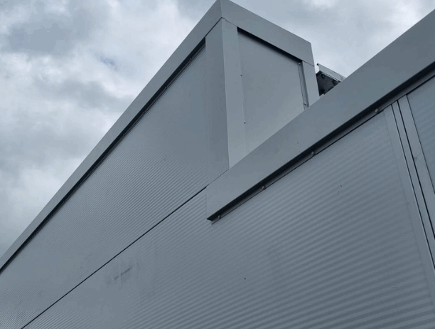 Metal flashing products from Alutech Precision Engineering showcasing roof, wall, gutter, and door solutions.